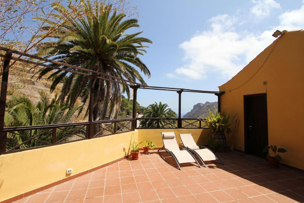 Casa Rural Los Aromos - Wunderschones Landhaus Mit Meerblick Hermigua Exterior photo